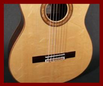 Bearclaw Top on a Classical Guitar