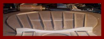 Classical Guitar Bridge Plate