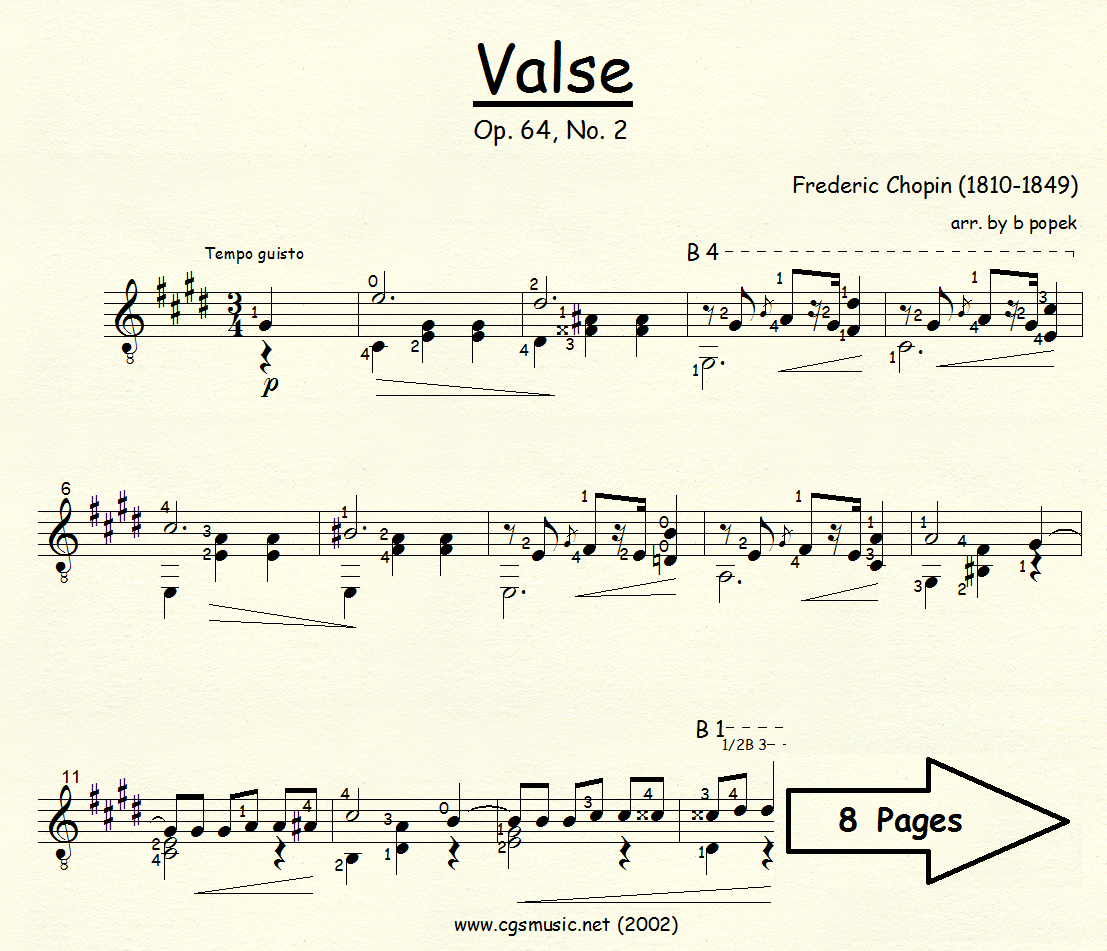 Valse Op 64 #2 preview