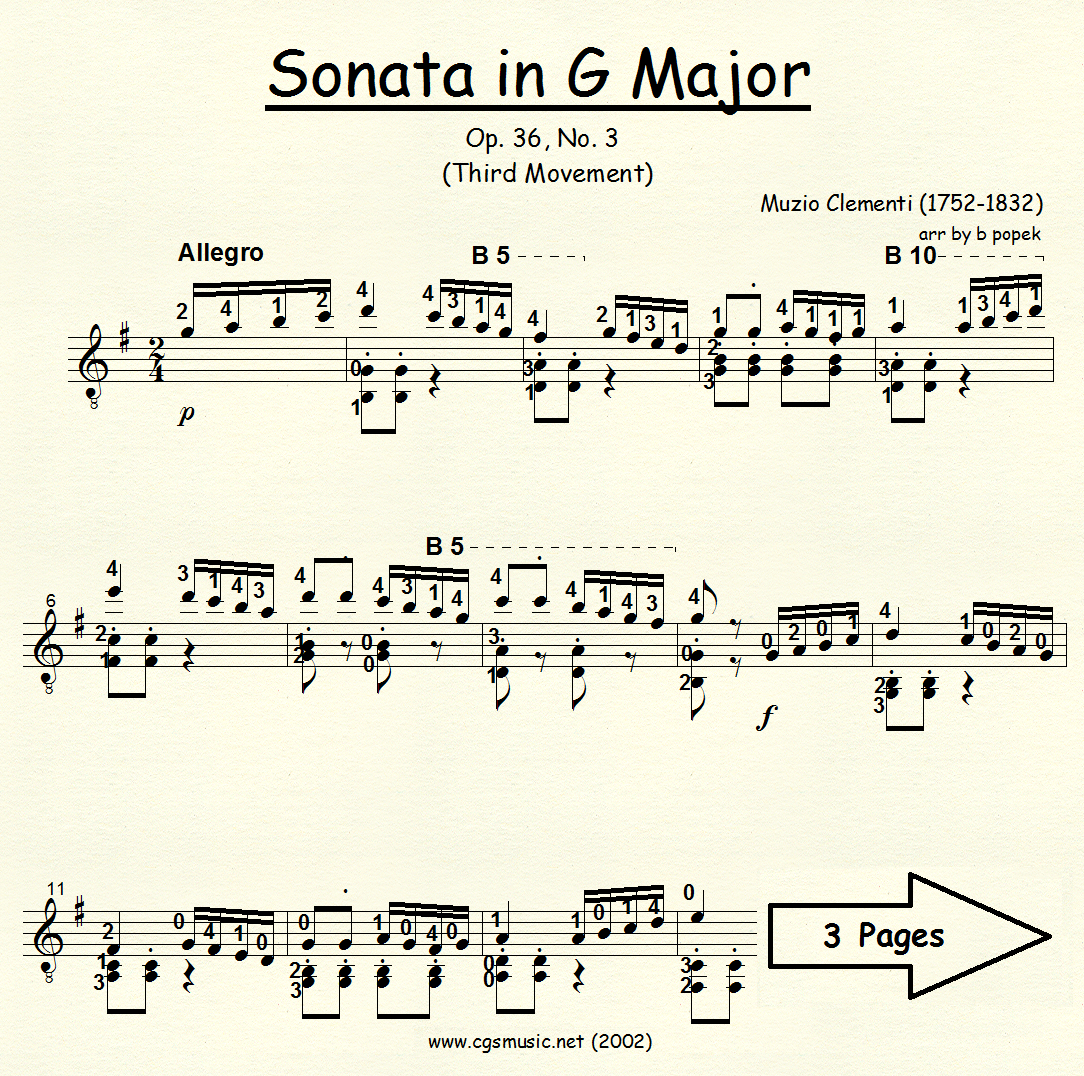 Sonata in G Major preview