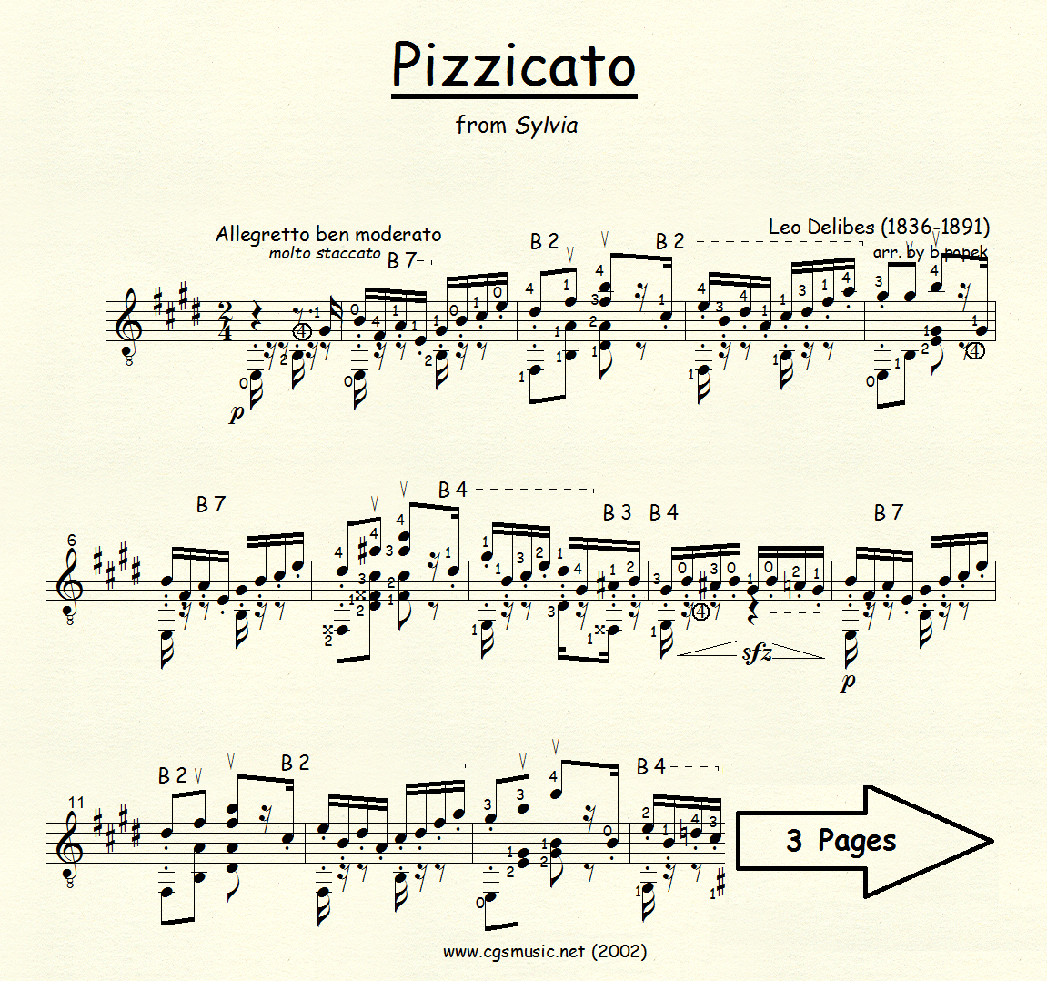 Pizzicato preview
