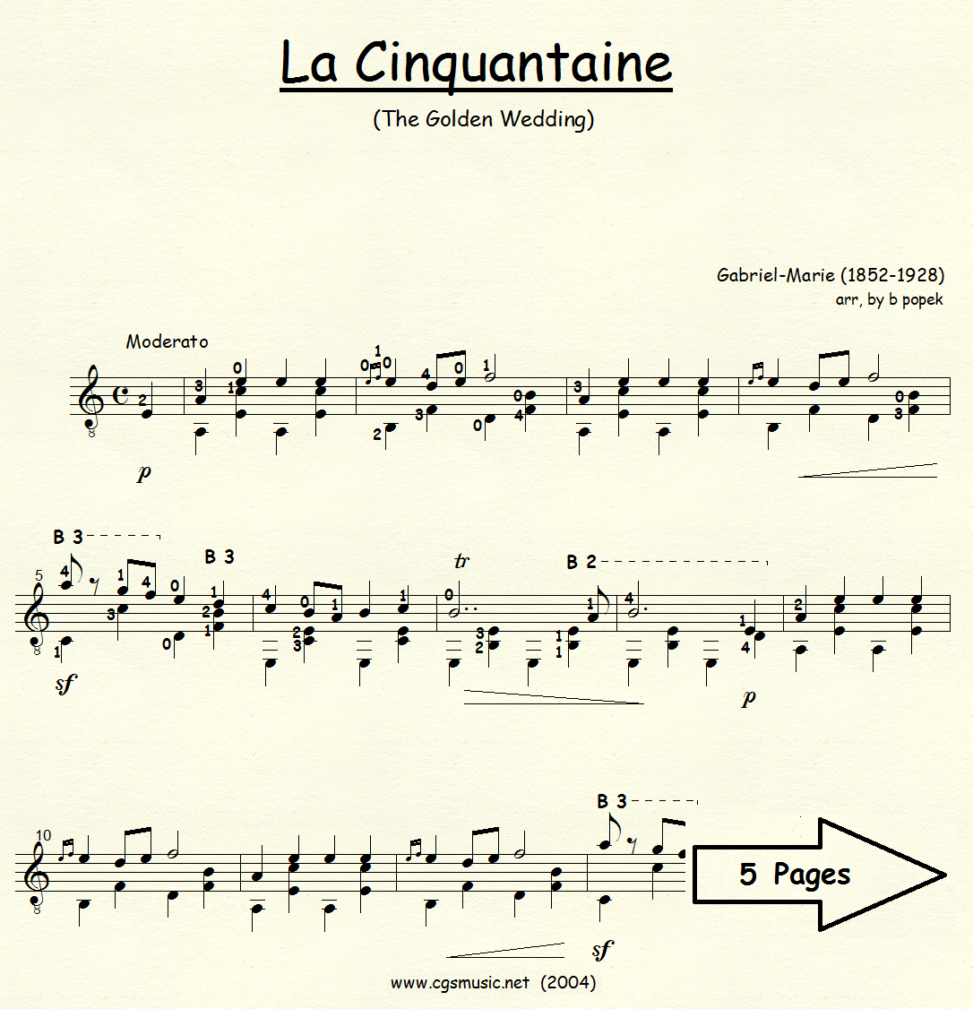La Cinquantaine The Golden Wedding preview