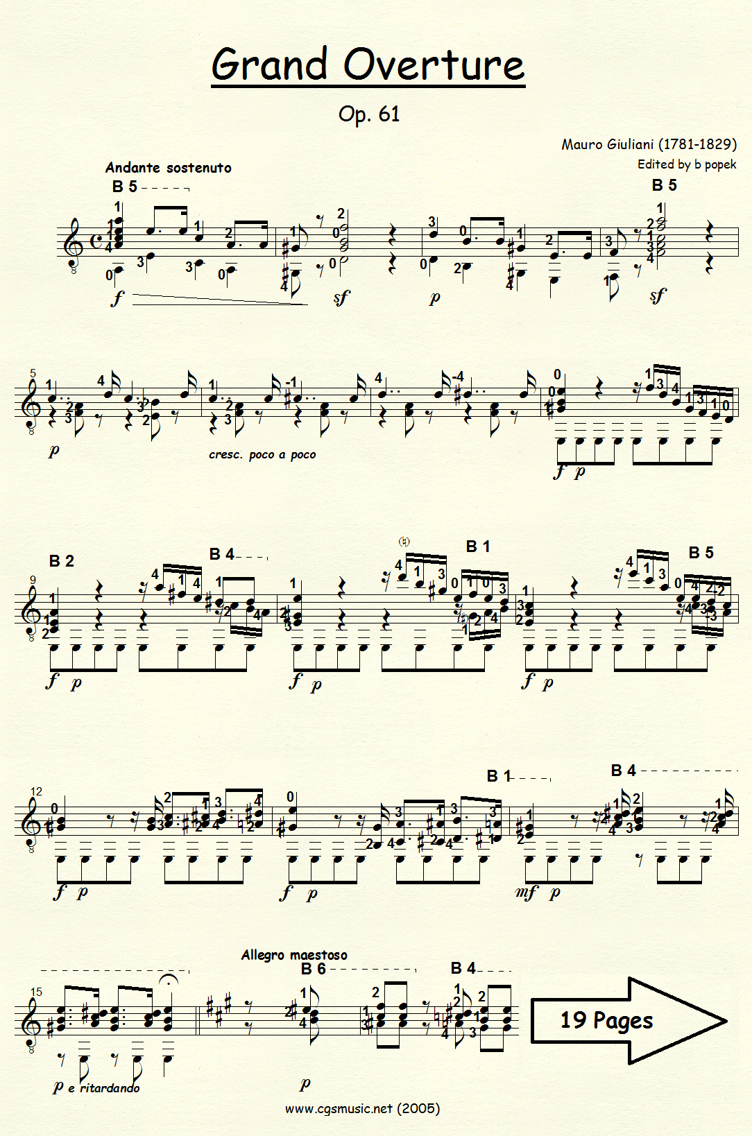 Grand Overture Op 61 preview