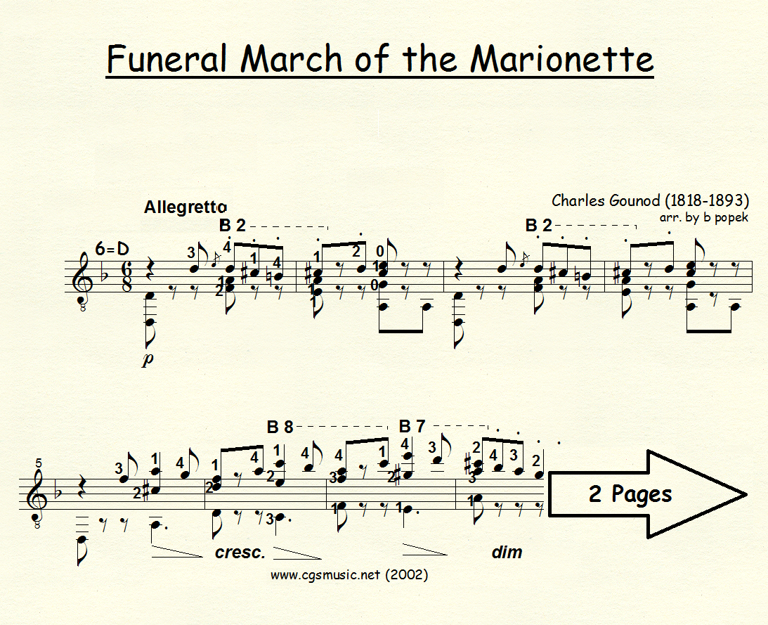 Funeral March of the Marionette preview