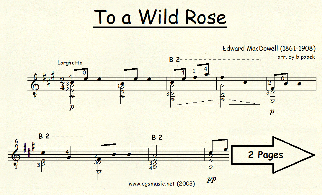 To a Wild Rose preview
