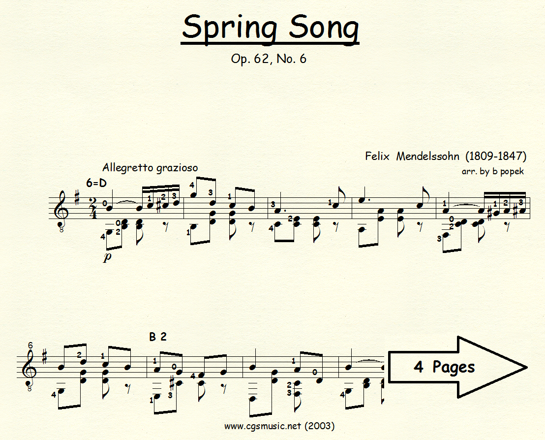Spring Song preview