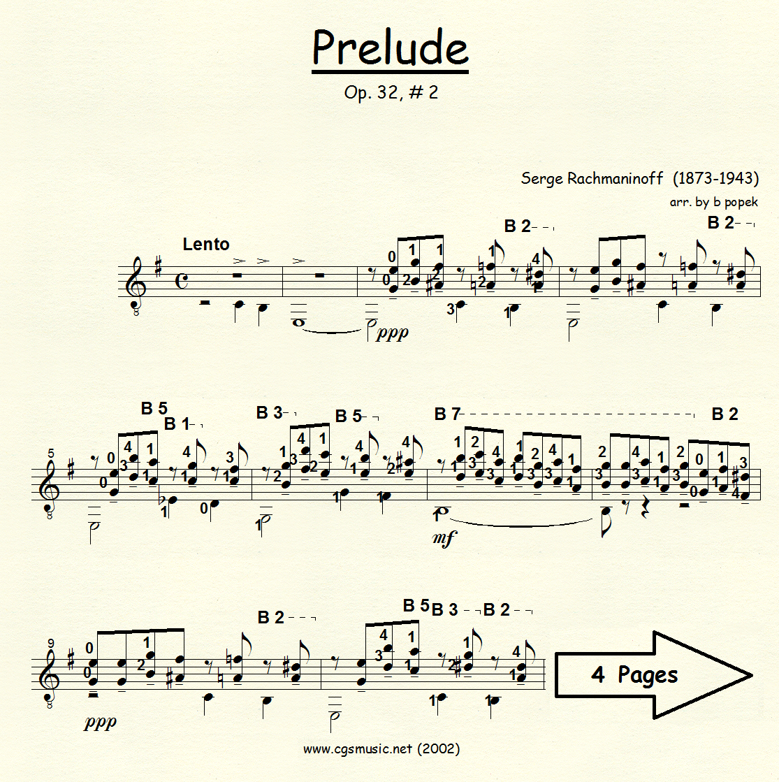 Prelude Op 32 #2 preview