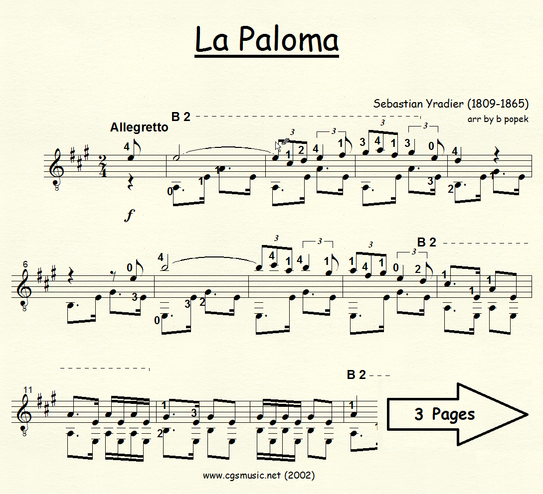 La Paloma preview
