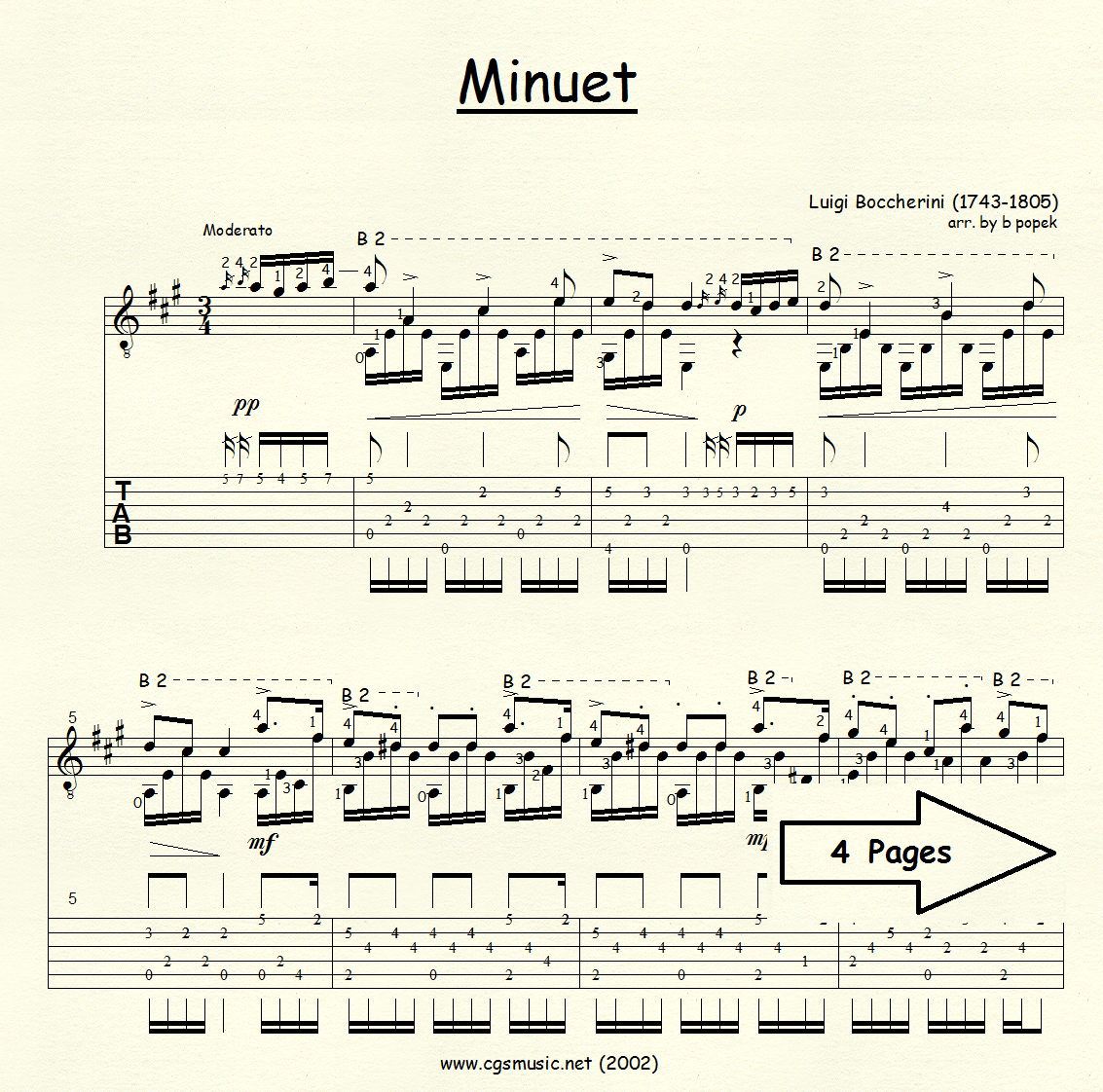 Minuet preview