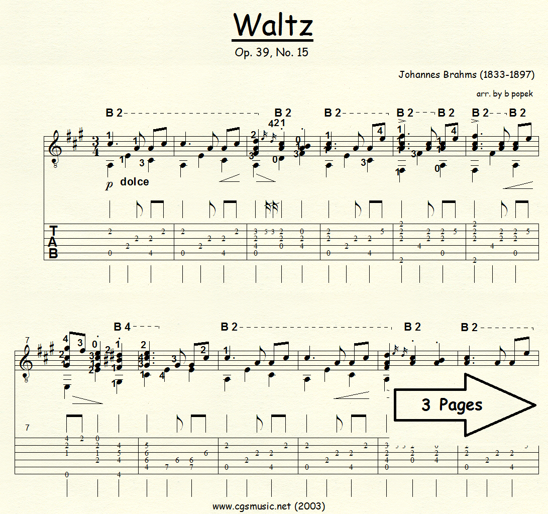Waltz Op 39. #15 preview