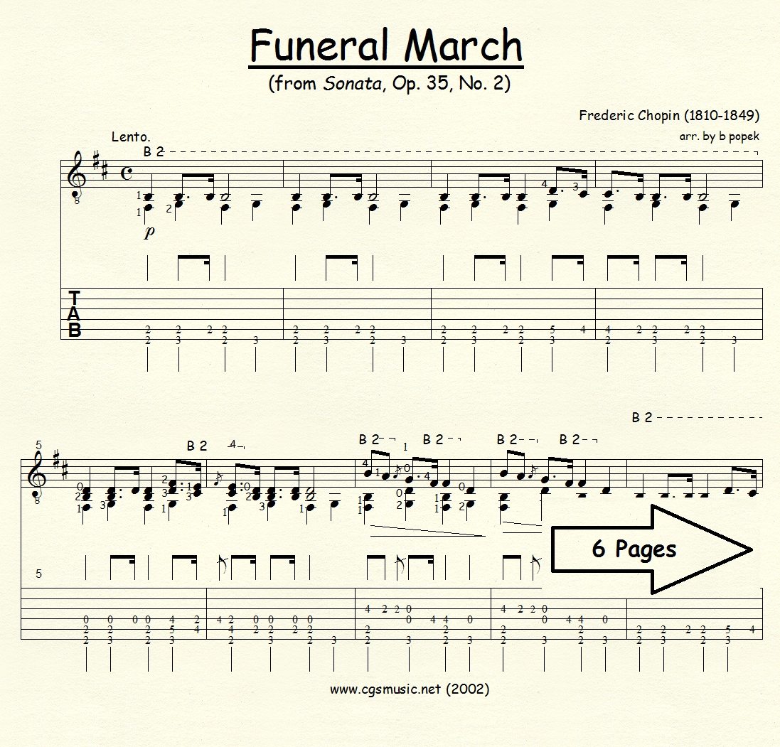 Funeral March from Sonata Op. 35 #2 preview