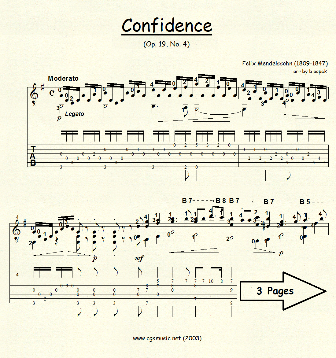Confidence by Mendelssohn preview