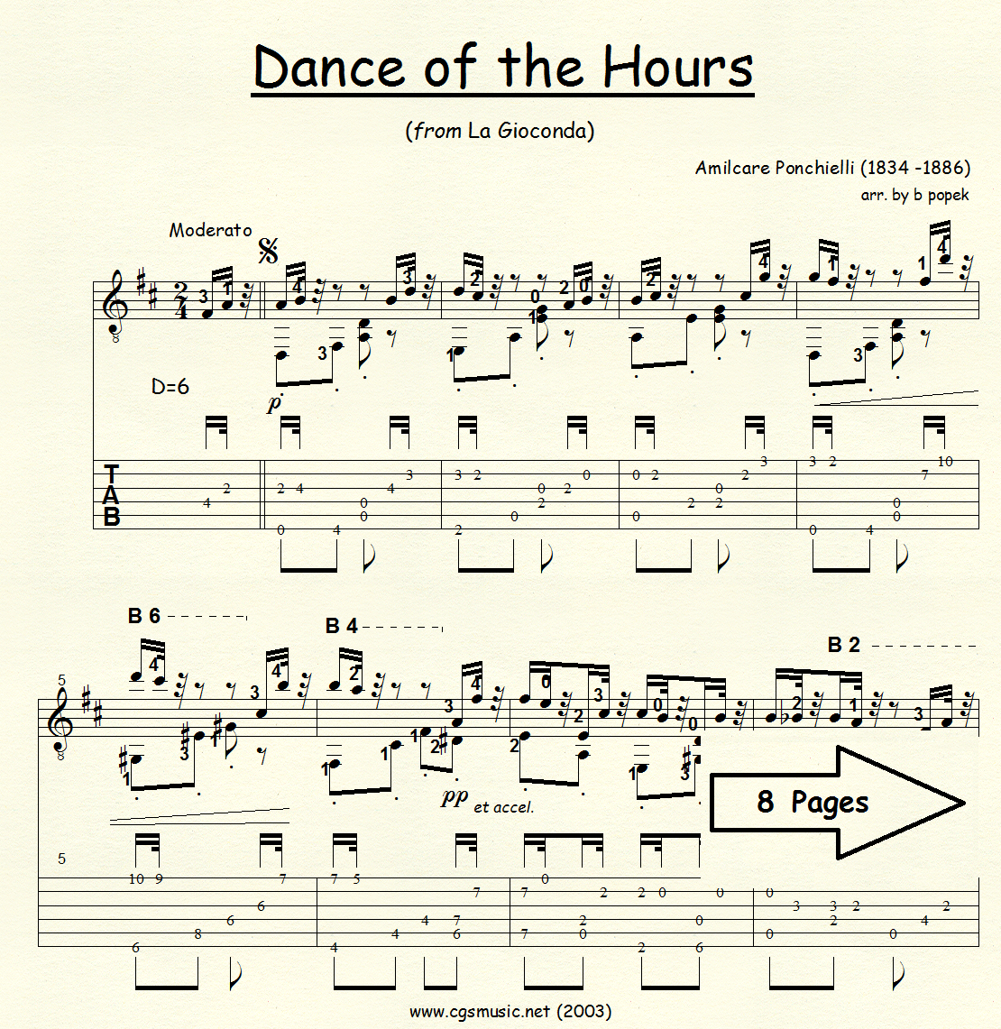 Dance of the Hours by Ponchielli preview