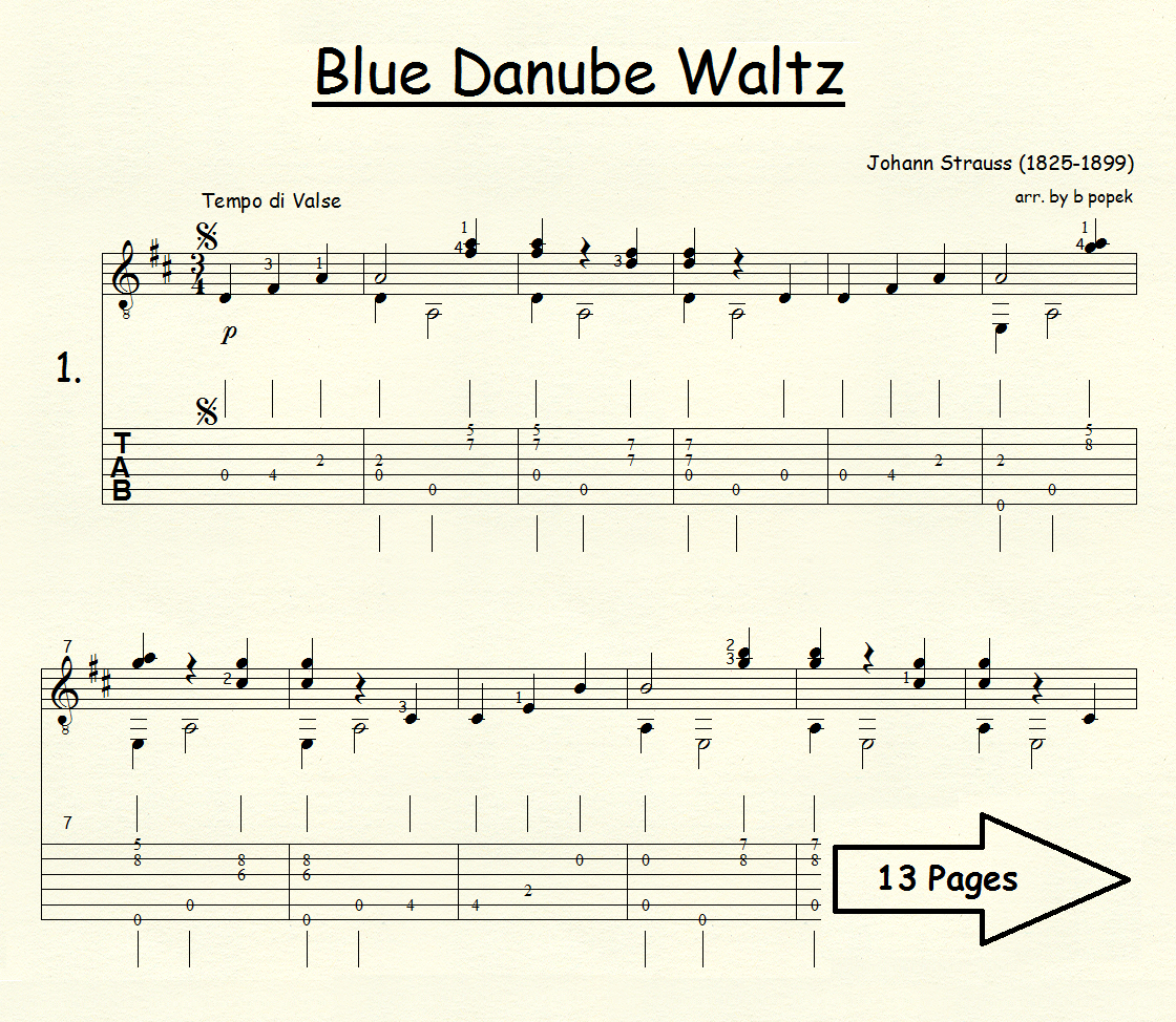 Blue Danube Waltz preview