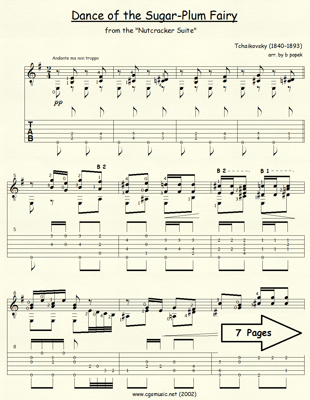 Dance of the Sugar-Plum Fairy by Tchaikovsky preview