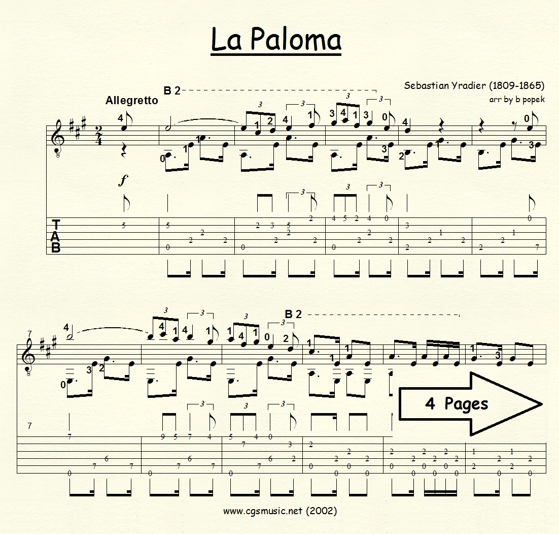 La Paloma preview