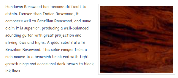 cgsmusic- Honduran Rosewood