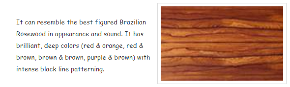 cgsmusic- Madagascar Rosewood